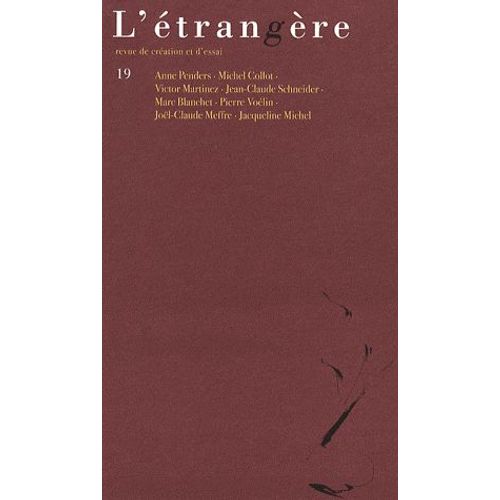 L'étrangère N° 19