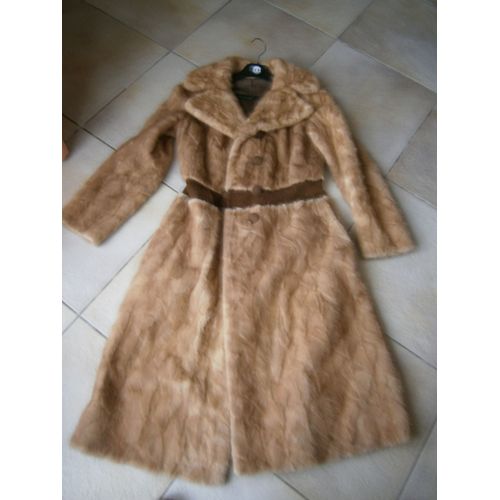 Manteau En Vison Fait Sur Mesure Taille 38 Marque E.Orain Pau