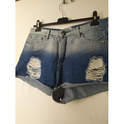 Shirt En Jean Bleu Femme Taille 42 Marque Boohoo Denim