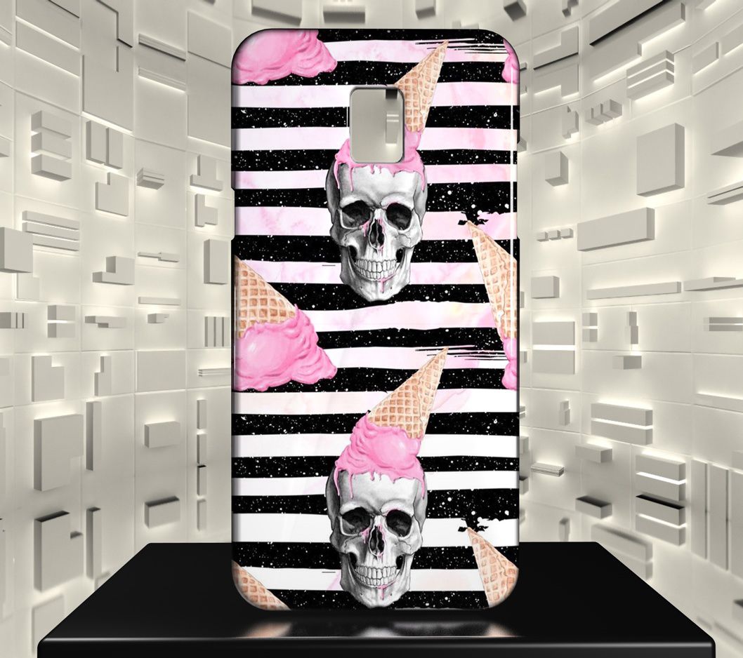 Coque Rigide Galaxy J5 (2017) Glamour Fashion Girl Horror Pink 12