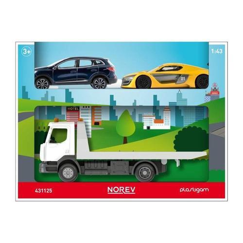 Norev Coffret Camion Dépannage Renault Trucks + 2 Jetcar