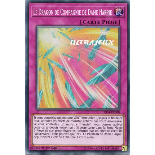 Yu-Gi-Oh! - Led4-Fr000 - Le Dragon De Compagnie De Dame Harpie - Super Rare