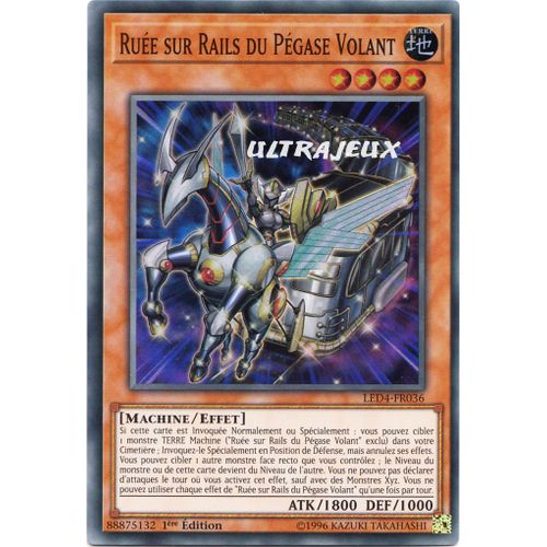 Yu-Gi-Oh! - Led4-Fr036 - Ruée Sur Rails Du Pégase Volant - Super Rare