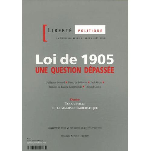 Liberté Politique N° 31, Octobre/Novem