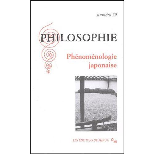 Philosophie N° 79 - 1er Septembr - Phénoménologie Japonaise