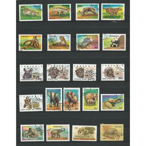Tanzanie - Lot Timbres Divers.