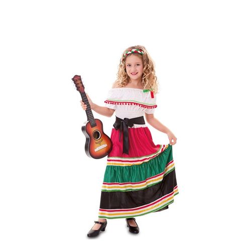 Déguisement De Mariachi Méxicaine Pour Fille (Taille 5-6a)