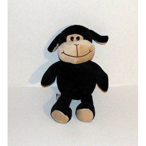 Doudou Agneau Mouton Noir Peluche Kinder 24 Cm