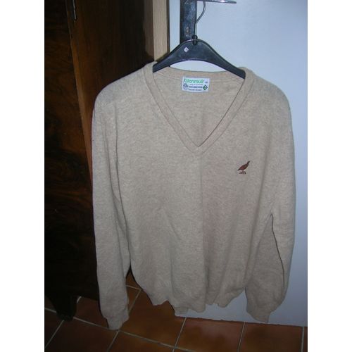 Pull Col V Glenmuir Taille 46 Pure Laine.