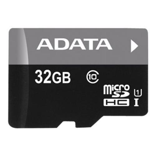 ADATA Premier - Carte mémoire flash (adaptateur microSDHC - SD inclus(e)) - 32 Go - UHS Class 1 / Class10 - microSDHC UHS-I - pour les particuliers