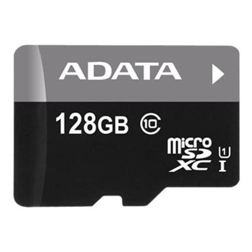 ADATA Premier - Carte mémoire flash (adaptateur microSDXC vers SD inclus(e)) - 128 Go - UHS Class 1 / Class10 - microSDXC UHS-I - pour les particuliers