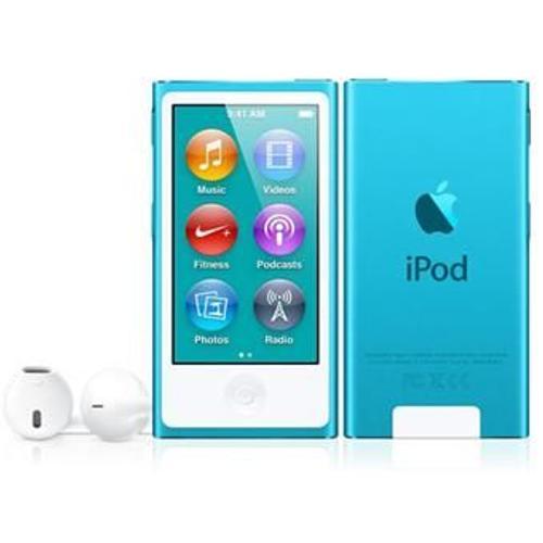 Apple iPod nano - 7ème génération - lecteur numérique - 16 Go - bleu