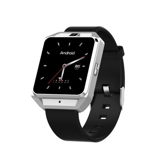Montre Bracelet Intelligente Gps 4g Wifi Bluetooth Caméra Ecran Tactile Sf-H5 - Argent