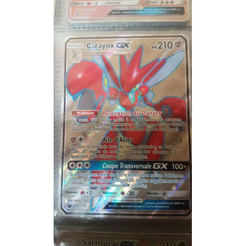 Pokémon - 158/168 - Sl7 - Soleil Et Lune - Tempête Céleste - Cizayox Gx - Ultra Rare