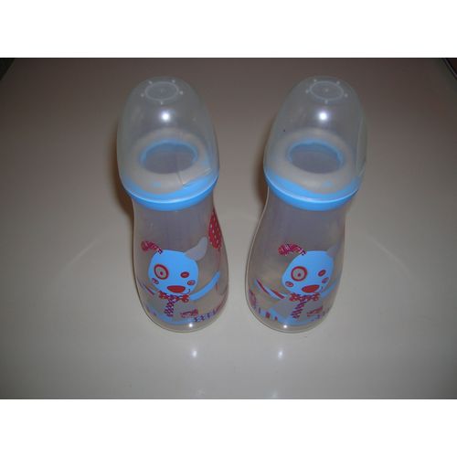 Lot De 2 Biberons En Plastiques Tigex 300 Ml.