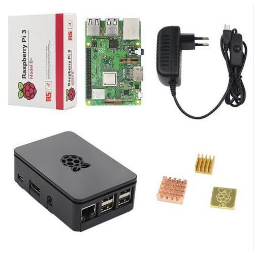 Raspberry-Pi-3-Mod-le-B+ Kit-Cas-16 gb-SD-Carte-3A (New-Original-UK)