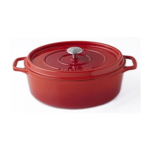 Invicta Cocotte Ovale -   33 Cm - Rubis - Tous Feux Dont Induction