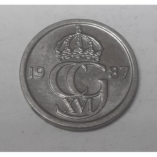 10 Ore Suède Monogramme De Charles Xvi Gustave 1987 Sw_25