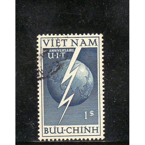 Timbre-Poste Du Vietnam (Anniversaire De LEntrée Dans LUnion Internationale Des Télécommunications)