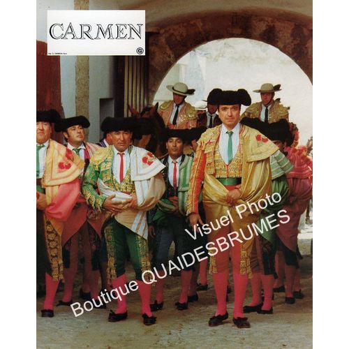 Carmen : Jeu De 12 Photos D'exploitation Cinématographique - Format 21,5x27 Cm - De Francesco Rosi Avec Julia Migenes, Plácido Domingo, Ruggero Raimondi - 1984 - Réedition