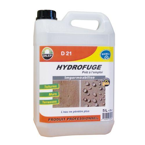 Hydrofuge - non filmogène - toitures et murs - 5 litres - D21 DALEP