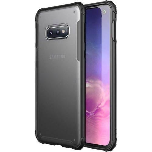 Coque Samsung Galaxy S10e, Ultra-Mince Couverture Arrière Transparente, Ultra-Léger Flexible D'absorption De Choc Anti-Chute Coque Pour Samsung Galaxy S10e - Noir