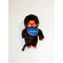 MONCHHICHI Grande Peluche Garcon Bavoir Rouge 45cm - Bandai - La Poste