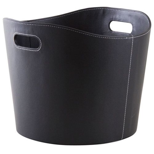 Corbeille De Rangement En Polyuréthane Noir