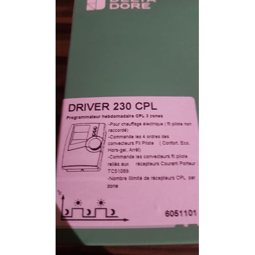 Programmateur courant porteur delta dore driver cpl 230
