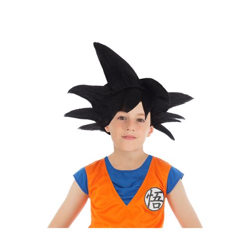 Perruque Noire Goku Saiyan Dragon Ball Z Enfant Taille Unique