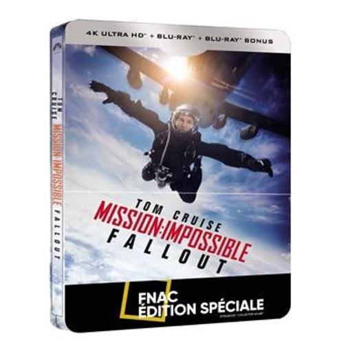 Mission : Impossible Fallout - Steelbook Blu-Ray + Blu-Ray 4k Edition Spéciale Fnac