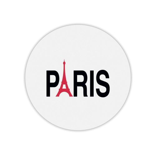 Tapis de souris rond paris tour eiffel