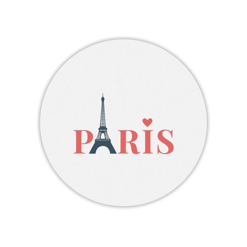 Tapis de souris rond paris tour eiffel 2