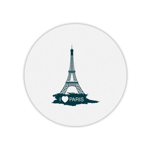 Tapis de souris rond paris tour eiffel 3