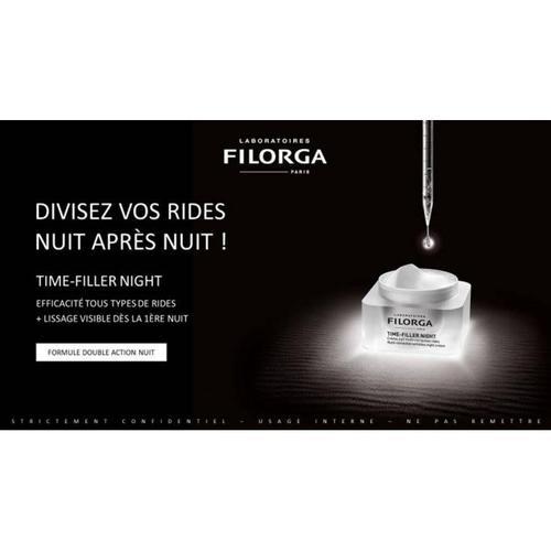 Filorga Time-Filler Night Crème Nuit Multi-Correction Rides 50ml 