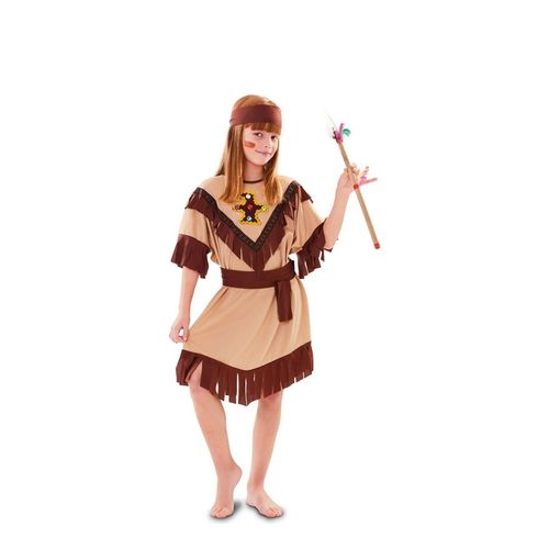 D?Guisement De Indienne Avec Totem Pour Fille (Taille 7-9a)