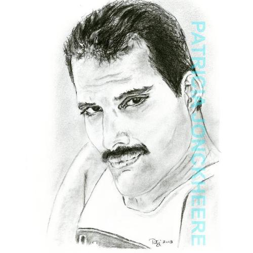 Freddie Mercury Queen Portrait