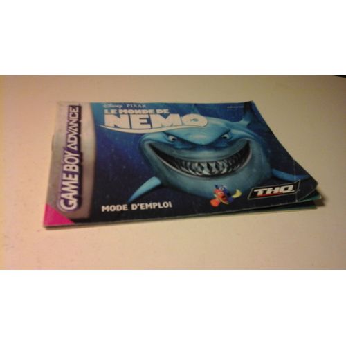 Élément De Jeu - Notice - Le Monde De Némo - Game Boy Advance - Nintendo - Gba