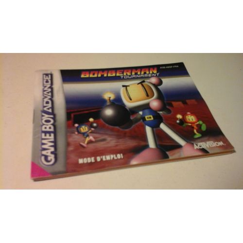 Élément De Jeu - Notice De Remplacement - Bomberman Tournament - Game Boy Advance - Nintendo - Gba