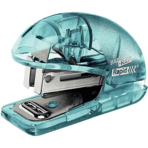 Esselte Mini-Agrafeuse Colour'ice F4 Pour 24/6 - 26/6 Bleu Translucide