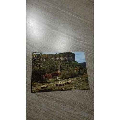 Carte Postale Baume Les Messieurs L Abbaye Dans Son Cadre De Montagnes En L'état Sur Les Photos