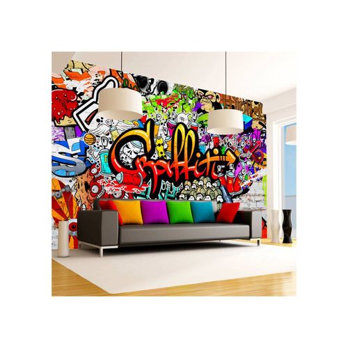 Papier peint COLORFUL GRAFFITI 350 x 245 cm