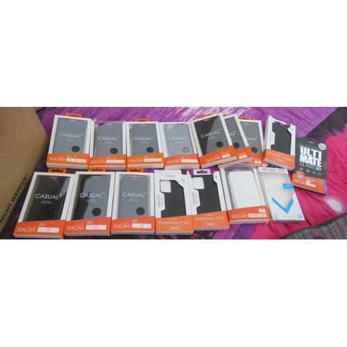 Lot Destockage Pour Revendeur Protection Vitre Coque Étui Xiaomi Mi 11 Mi 12 Redmi Note 12 11t Pro 9c 10a Poco X3 (Folio Cover / Screen Tempered Glass)