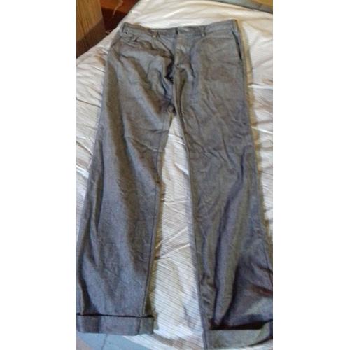 Pantalon Zara Man Gris T42