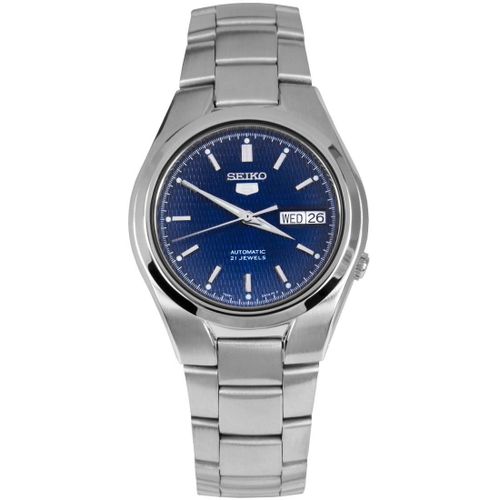 Montre Homme Seiko 5 En Acier Inoxydable À Cadran Bleu Automatique Snk603k1