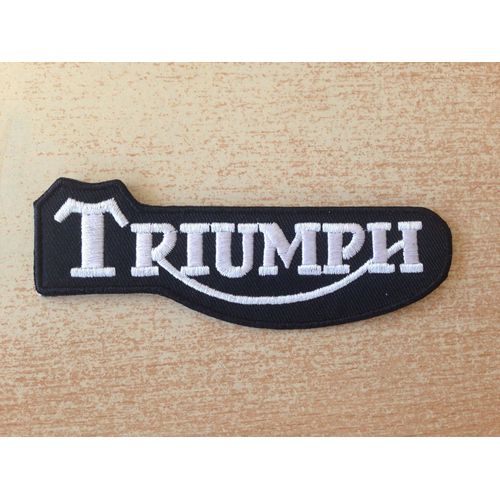 Écusson Triumph Motor Cycles 10x3 Cm