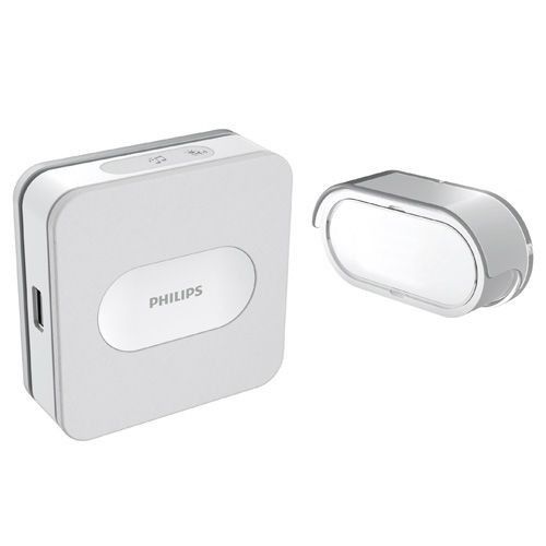 Set complet pour Sonnette sans fil Philips 531015 300 m blanc, gris