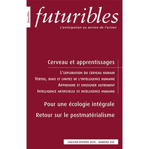 Futuribles N° 428, Janvier-Février 2019 - Cerveau Et Apprentissages