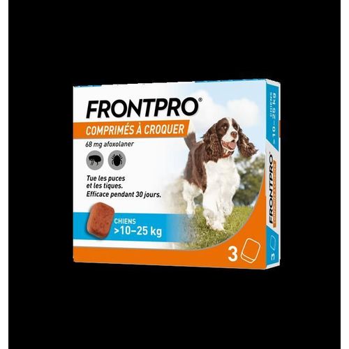 Frontpro 68mg Cpr Croq P Chie 10 25 Kg Plq/3