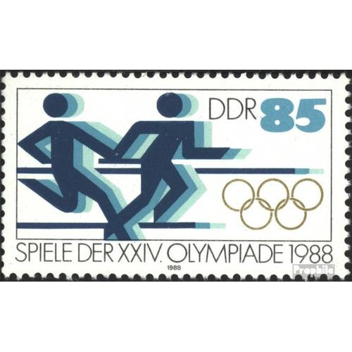 Ddr 3189 (Complète.Édition) Cachet Spécial De Prémier Jour Oblitéré 1988 Jeux Olympiques